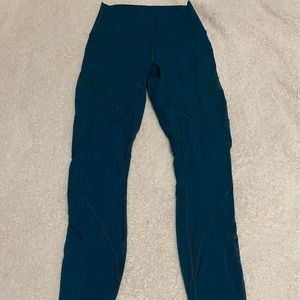 Lululemon Wunder Under Mesh Leggings